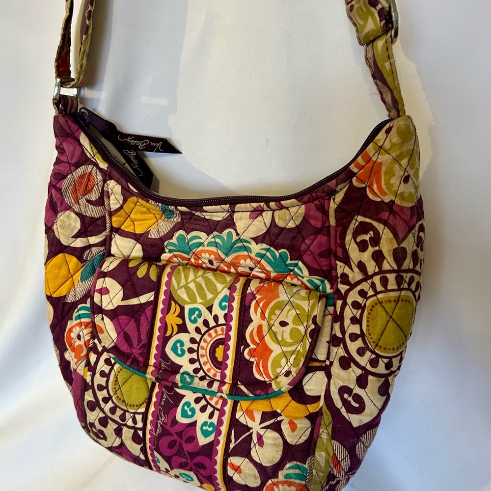 Vera Bradley Multicolor Floral Mandala Crossbody Shoulder Bag ~ Adjustable Strap